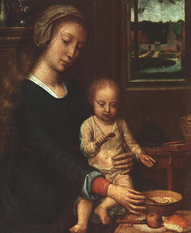 Gerard David The Madonna of the Milk Soup oil painting image
